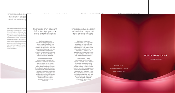 realiser depliant 4 volets  8 pages  texture contexture structure MIDBE54695