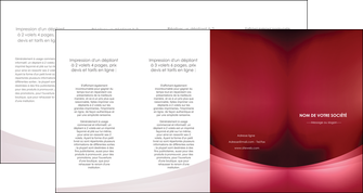 realiser depliant 4 volets  8 pages  texture contexture structure MIDBE54695