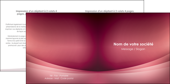 imprimerie depliant 2 volets  4 pages  texture contexture structure MIDBE54709