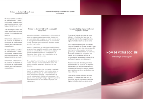 realiser depliant 3 volets  6 pages  texture contexture structure MIDBE54713