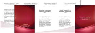 personnaliser modele de depliant 4 volets  8 pages  texture contexture structure MIDBE54743