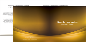 faire depliant 2 volets  4 pages  texture contexture structure MLIG54813