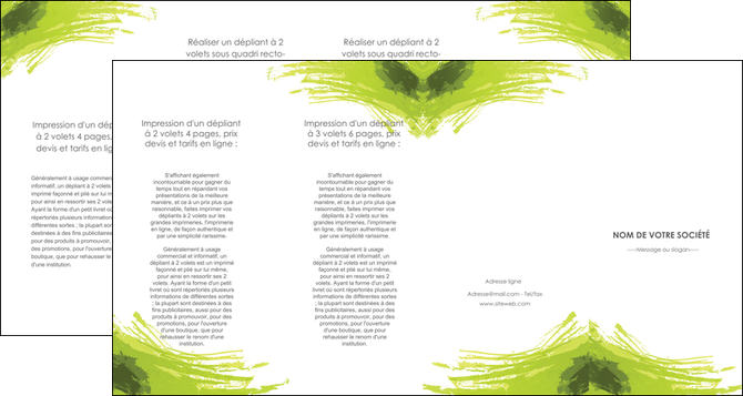 faire modele a imprimer depliant 4 volets  8 pages  texture contexture structure MID55007