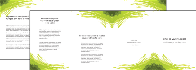 realiser depliant 4 volets  8 pages  texture contexture structure MID55009