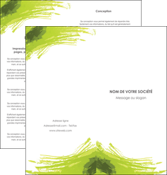 faire modele a imprimer depliant 2 volets  4 pages  texture contexture structure MID55023