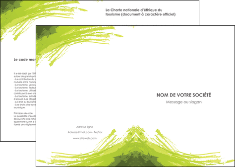faire depliant 2 volets  4 pages  texture contexture structure MID55045