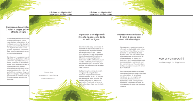 creer modele en ligne depliant 4 volets  8 pages  texture contexture structure MID55053