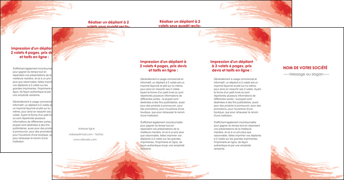 exemple depliant 4 volets  8 pages  texture contexture structure MFLUOO55105