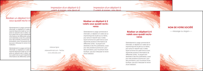 maquette en ligne a personnaliser depliant 4 volets  8 pages  texture contexture structure MID55107