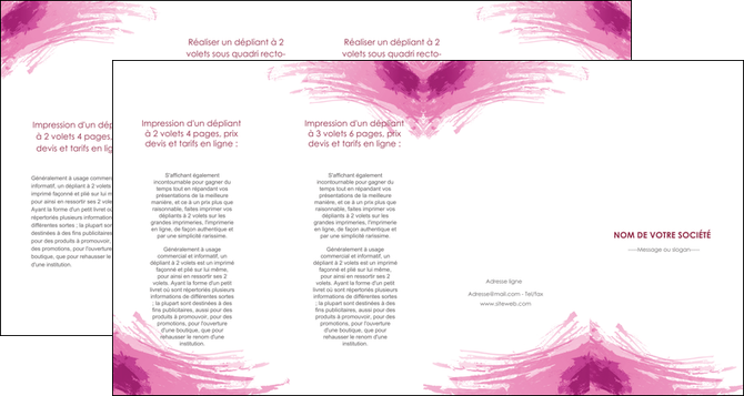 creation graphique en ligne depliant 4 volets  8 pages  texture contexture structure MIDLU55389