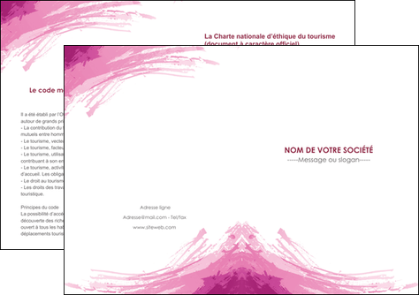 creation graphique en ligne depliant 2 volets  4 pages  texture contexture structure MIDLU55395