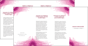 cree depliant 4 volets  8 pages  texture contexture structure MIDLU55435