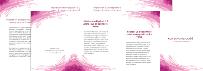 modele depliant 4 volets  8 pages  texture contexture structure MIDLU55437