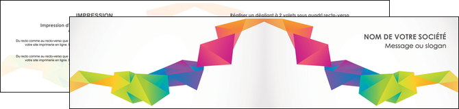 imprimerie depliant 2 volets  4 pages  texture contexture structure MLGI55475
