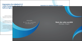 impression depliant 2 volets  4 pages  texture contexture structure MIFBE55507