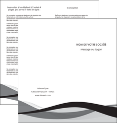 imprimerie depliant 2 volets  4 pages  texture contexture structure MLGI55675