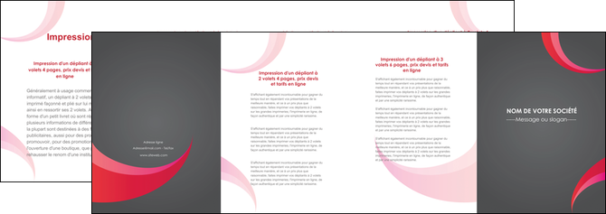 exemple depliant 4 volets  8 pages  texture contexture structure MLIGCH55703