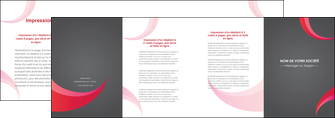 exemple depliant 4 volets  8 pages  texture contexture structure MLIGCH55703