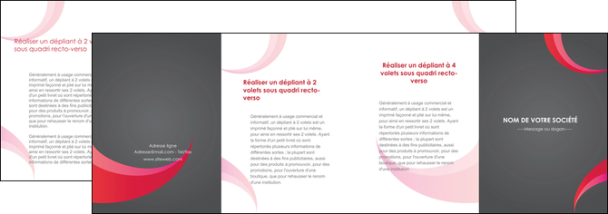 faire modele a imprimer depliant 4 volets  8 pages  texture contexture structure MLIGCH55749