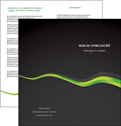 cree depliant 2 volets  4 pages  texture contexture structure MIF56121
