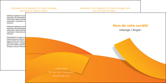 imprimerie depliant 2 volets  4 pages  texture contexture structure MIFLU56183