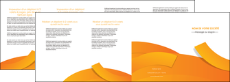 imprimer depliant 4 volets  8 pages  texture contexture structure MIFLU56197