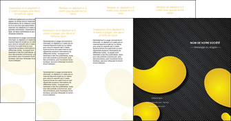 faire depliant 4 volets  8 pages  texture contexture structure MIFBE56253