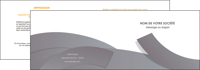 exemple depliant 2 volets  4 pages  texture contexture structure MIDBE56655