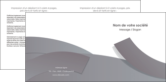 impression depliant 2 volets  4 pages  texture contexture structure MLIG56669