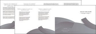 realiser depliant 4 volets  8 pages  texture contexture structure MLIG56683