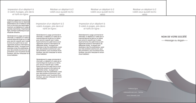 imprimerie depliant 4 volets  8 pages  texture contexture structure MIDBE56687