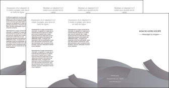 imprimerie depliant 4 volets  8 pages  texture contexture structure MLIG56687