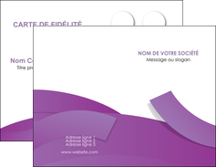 imprimer carte de visite violet fond violet violet pastel MIF56917