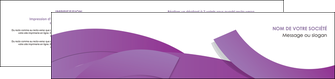 maquette en ligne a personnaliser depliant 2 volets  4 pages  violet fond violet violet pastel MIF56945