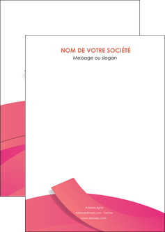 exemple flyers orange rose couleur MLIG57119