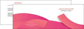 imprimer depliant 2 volets  4 pages  orange rose couleur MLIG57133