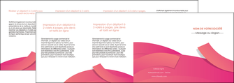 modele en ligne depliant 4 volets  8 pages  orange rose couleur MLIG57165
