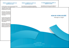 exemple depliant 3 volets  6 pages  bleu bleu pastel fond bleu pastel MLIGBE57203