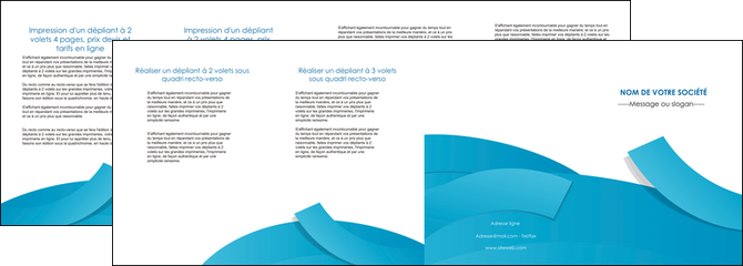 exemple depliant 4 volets  8 pages  bleu bleu pastel fond bleu pastel MLGI57221