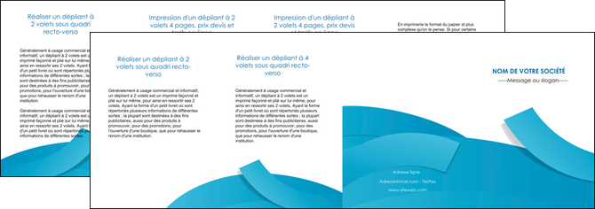 modele en ligne depliant 4 volets  8 pages  bleu bleu pastel fond bleu pastel MLGI57227