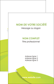 realiser carte de visite espaces verts vert vert pastel colore MLGI57229