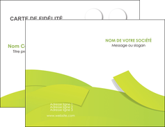 creation graphique en ligne carte de visite espaces verts vert vert pastel colore MLIGBE57239