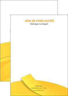personnaliser modele de flyers jaune fond colore fond jaune MLGI57337
