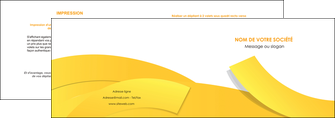 creer modele en ligne depliant 2 volets  4 pages  jaune fond colore fond jaune MLGI57349