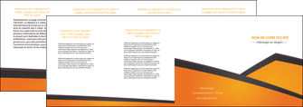 imprimerie depliant 4 volets  8 pages  orange fond orange colore MLIG57663
