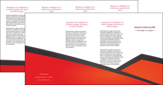 creation graphique en ligne depliant 4 volets  8 pages  orange rouge orange colore MLIGCH57781