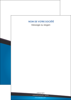 impression flyers bleu fond bleu couleurs froides MIF57849