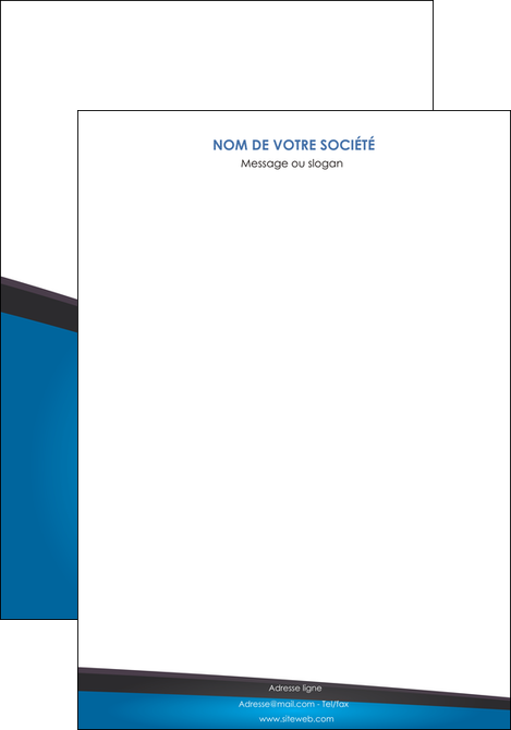 modele en ligne affiche bleu fond bleu couleurs froides MFLUOO57851