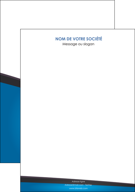 maquette en ligne a personnaliser affiche bleu fond bleu couleurs froides MFLUOO57853