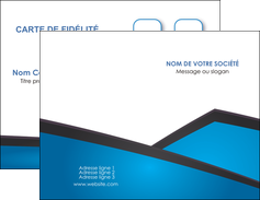 cree carte de visite bleu fond bleu couleurs froides MIF57855
